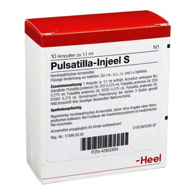 Pulsatilla Injeel S Ampullen, 10 St