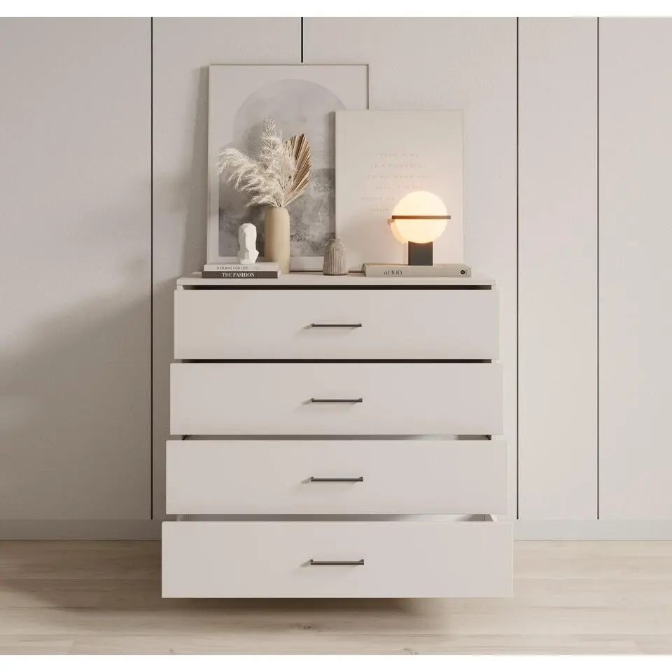 Meubella - Ladekast Vidor - Beige - 93 cm