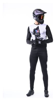 Maillot Manches Longues Kenny Evo Pro Noir/Blanc