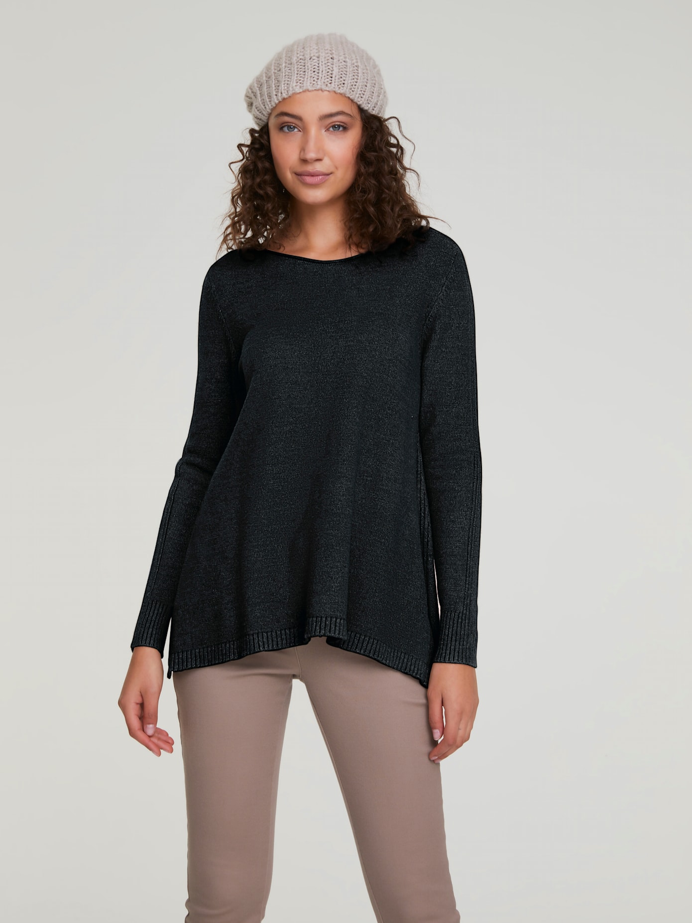 Pull long look intemporel