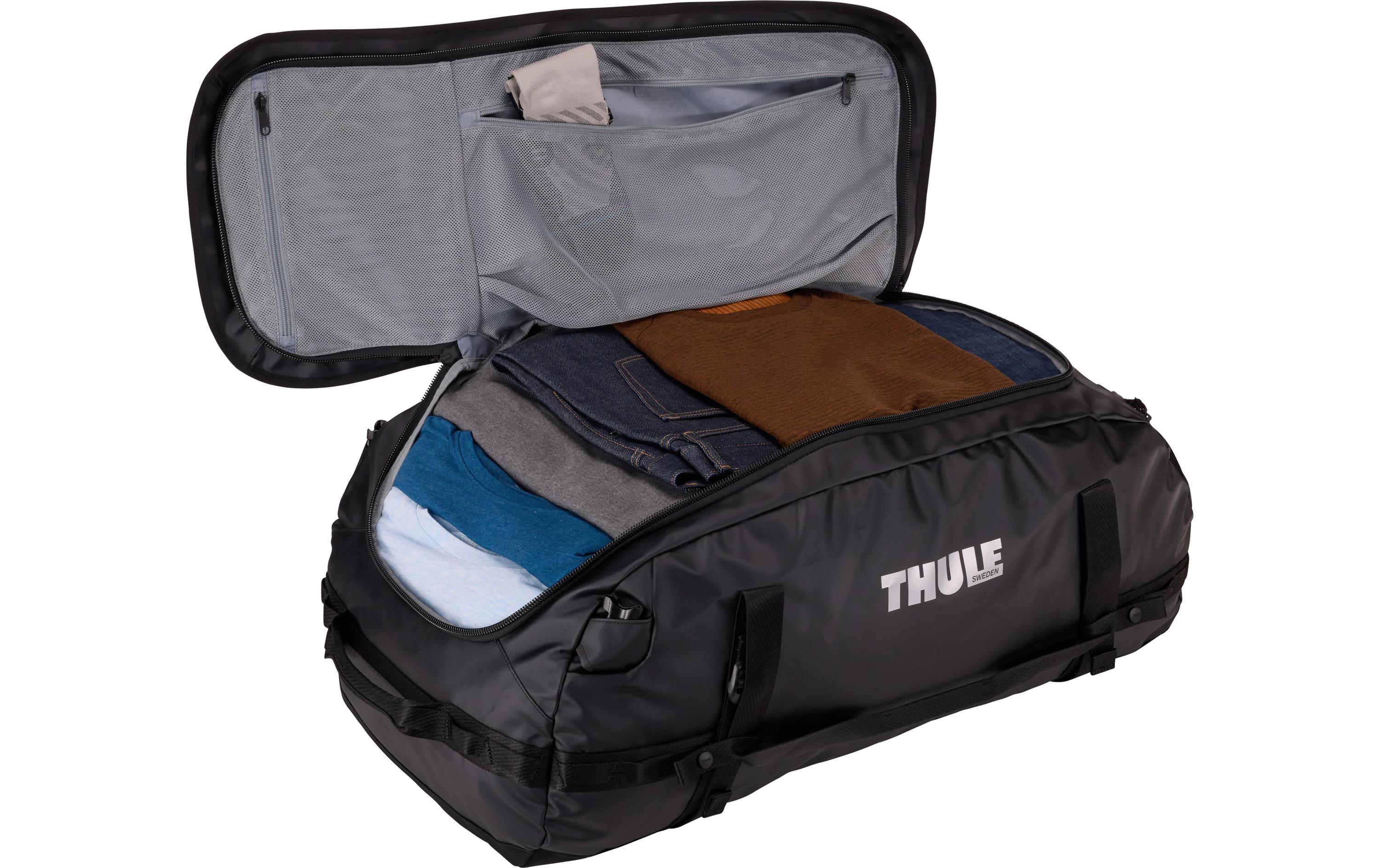 Duffle Bag Chasm 90 l, Black<br>Reisetasche und Rucksack in einem