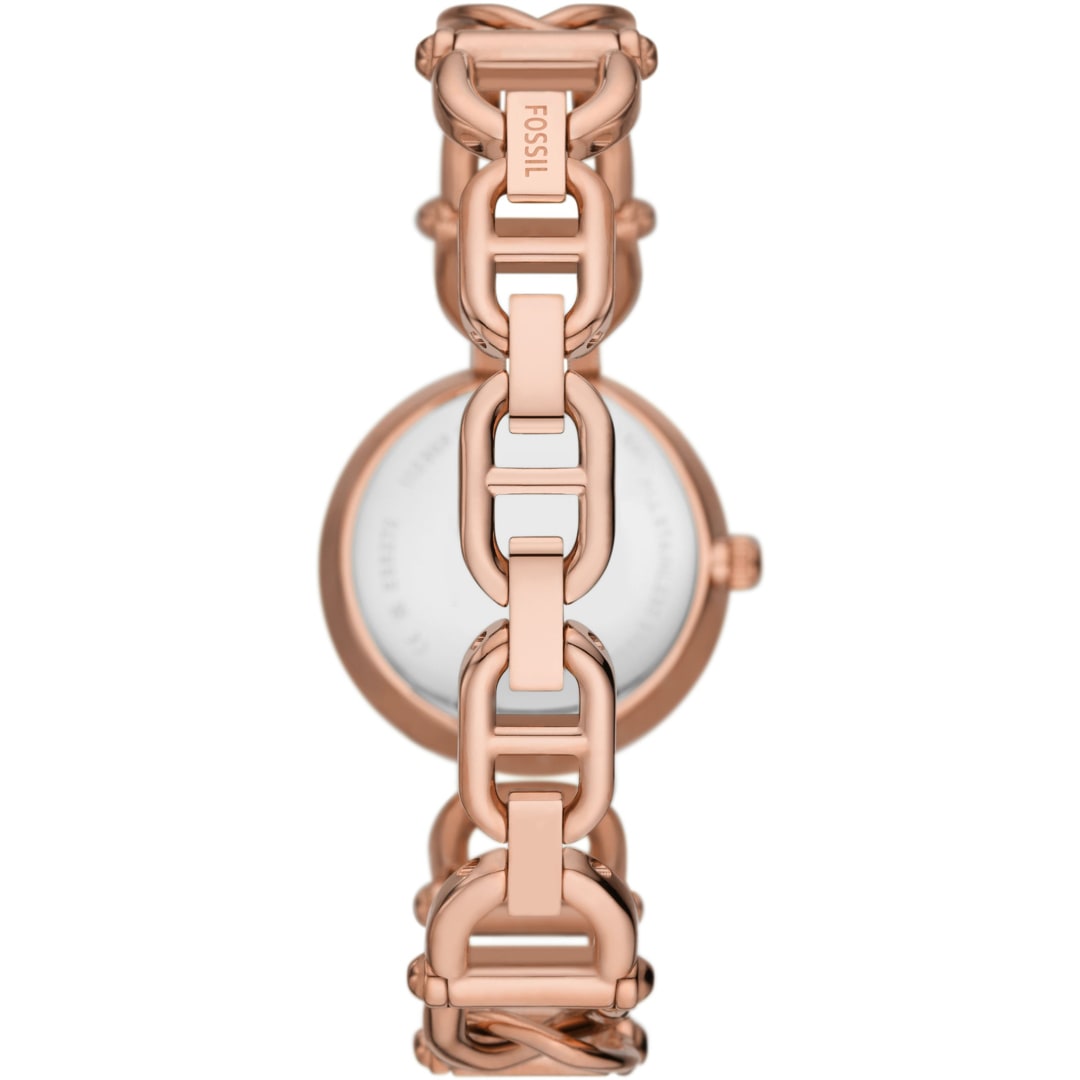 Fossil Carlie Signature Chain Rosé