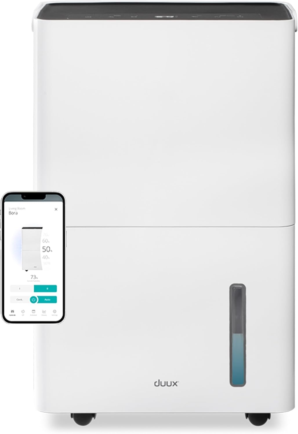 Duux Bora Smart Luftentfeuchter - 30L/24h - Raumentfeuchter für jeden Raum bis 40 m² - Steuerbar mit App - Luftentfeuchter Keller mit Wäschetrocknungsmodus