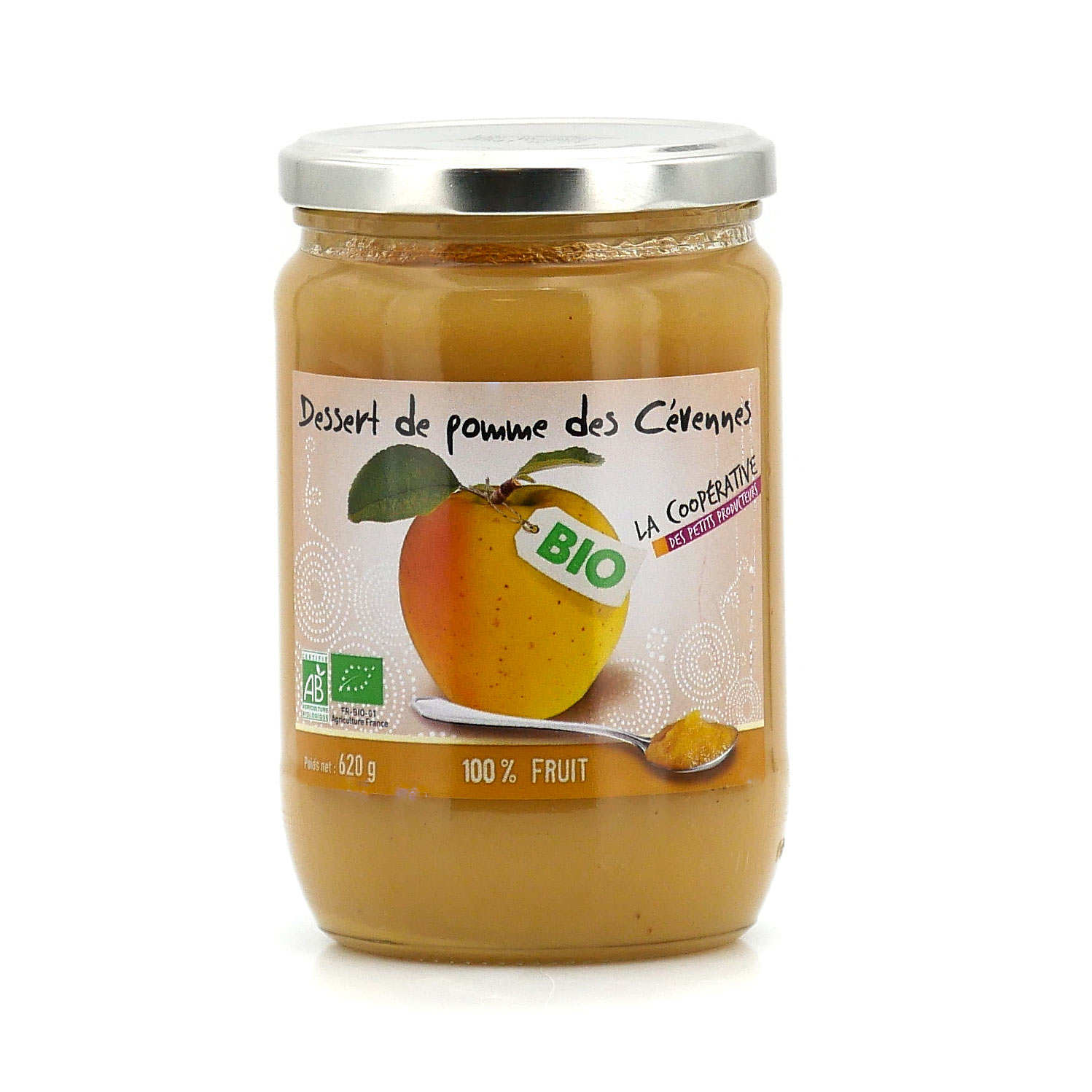 Dessert de pommes bio des Cévennes