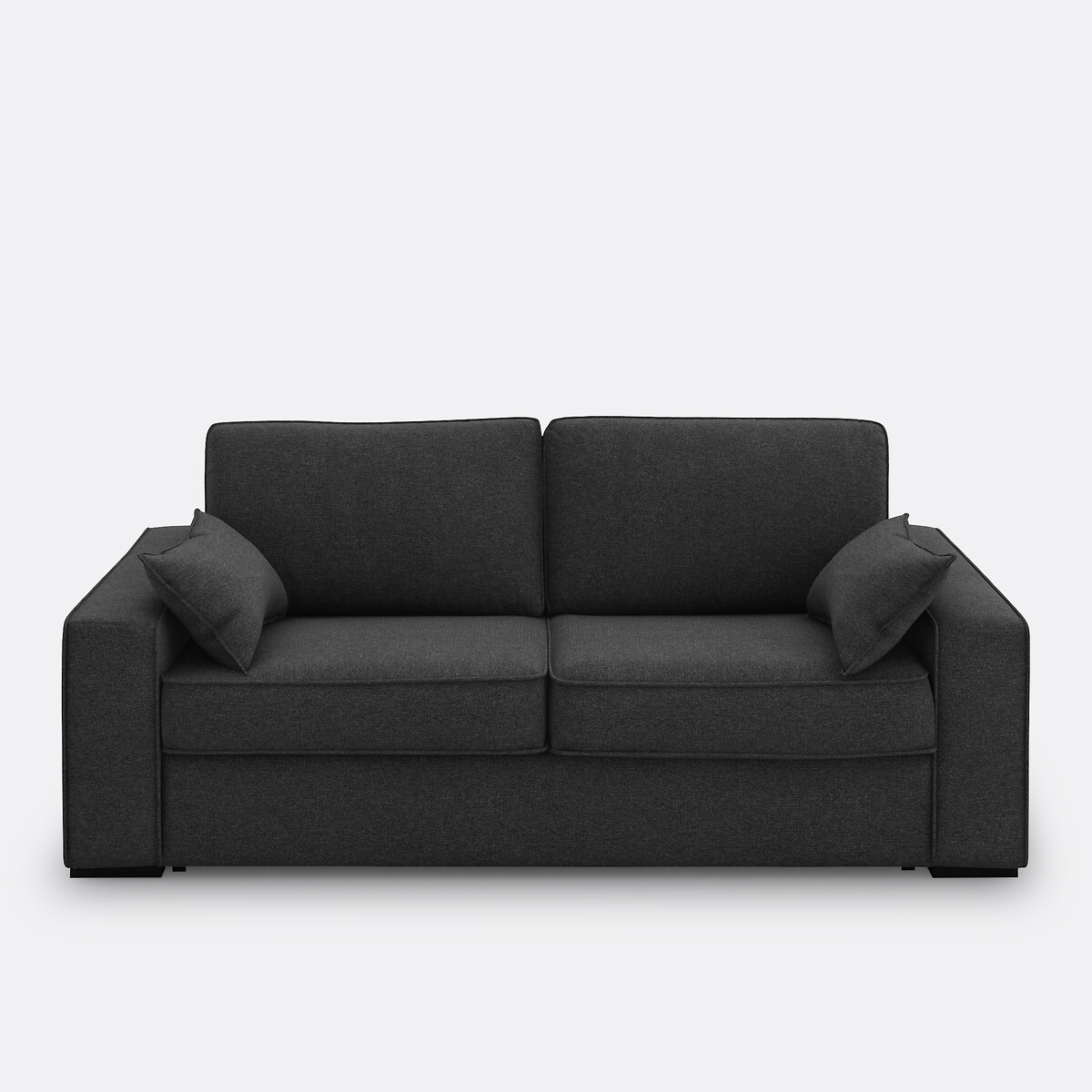LA REDOUTE INTERIEURS<br>Cama-banco em tecido terra texturizado, mousse, Cecilia