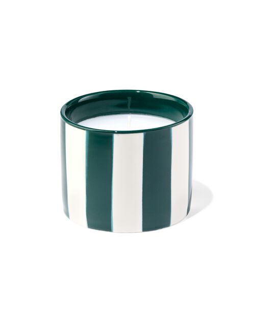 bougie céramique parfumée verte