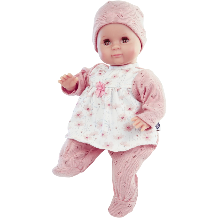 Schildkröt Puppe Schlummerle Weiß, Rosa Weiß