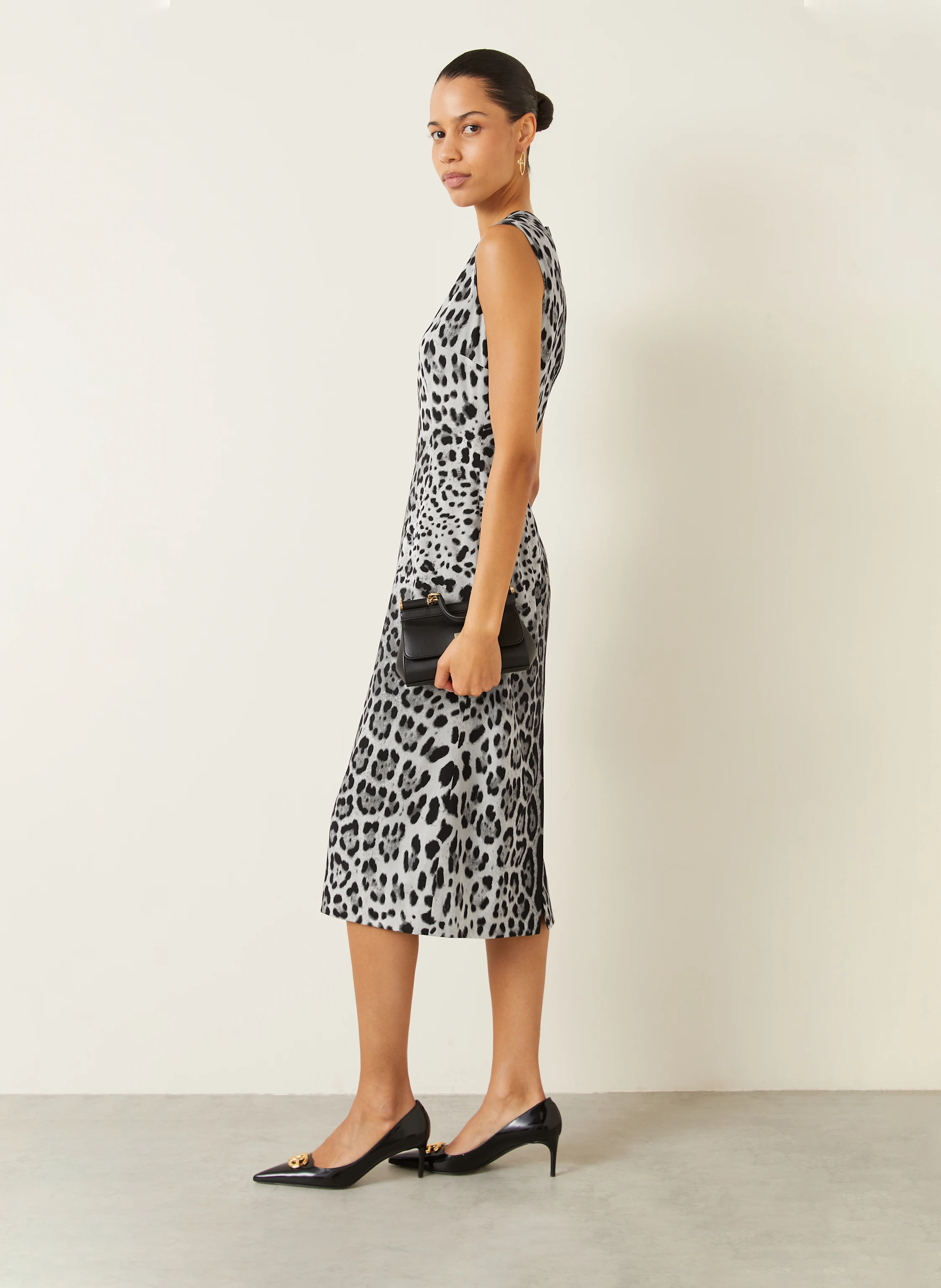 DOLCE & GABBANA Etuikleid aus Seide