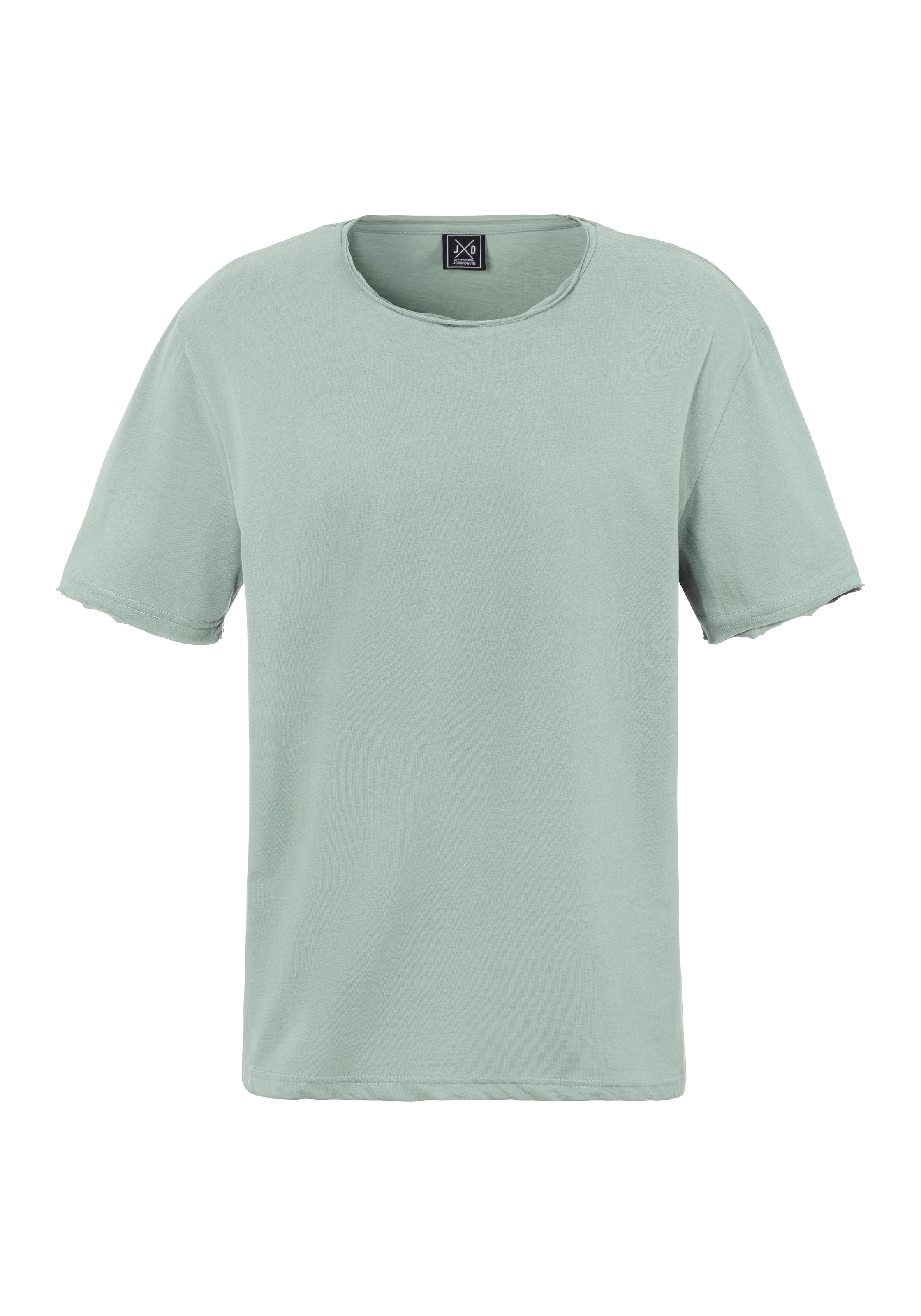 John Devin T-Shirt, 2er Packung, Relaxed Fit, Kurzarm, Freizeitshirt mit Rundhals aus reiner Baumwolle