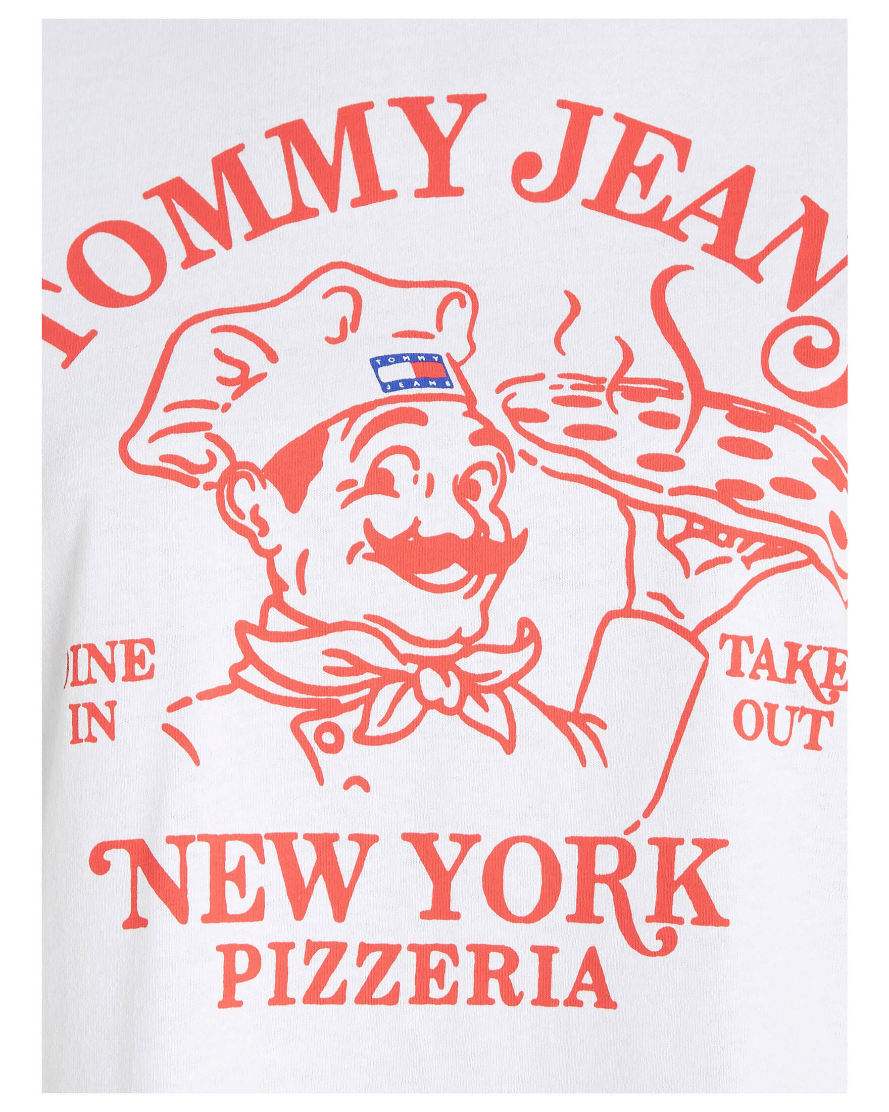 Tommy Jeans| Damen T-Shirt TJW RLXD TJ BEST PIZZA SS