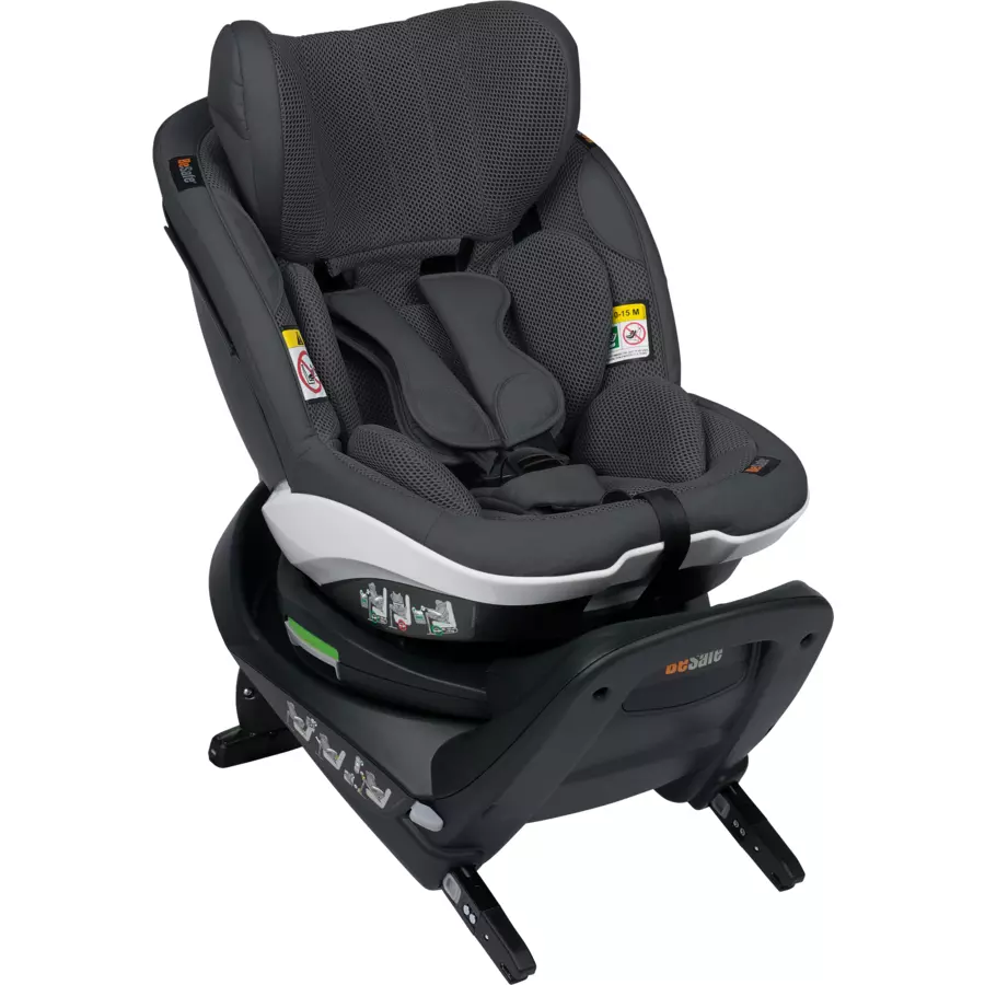 BeSafe Reboarder iZi Turn i-Size Anthracite Mesh