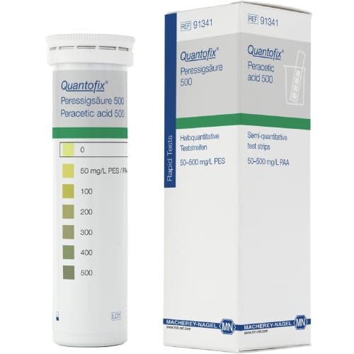 Bandelette d'analyse acide peracétique 500 Quantofix
