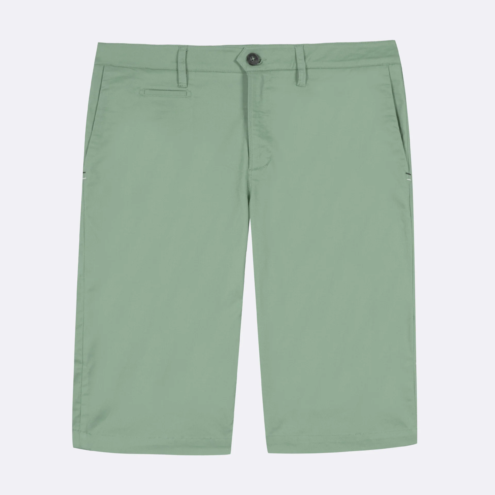 Short vert clair Coton organique et coton recyclé - modèle Saulieu