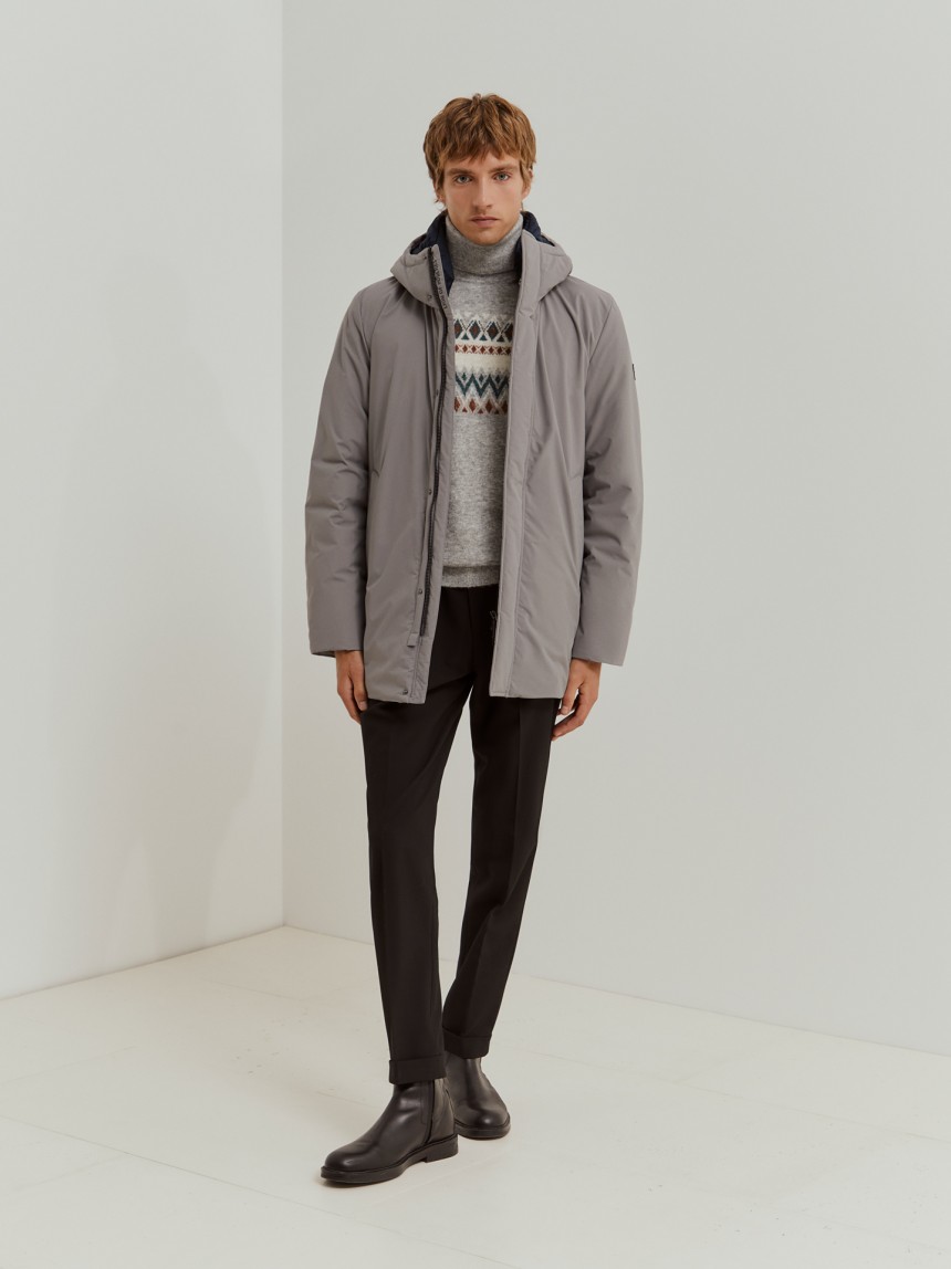 Parka Acolchoada com Capuz