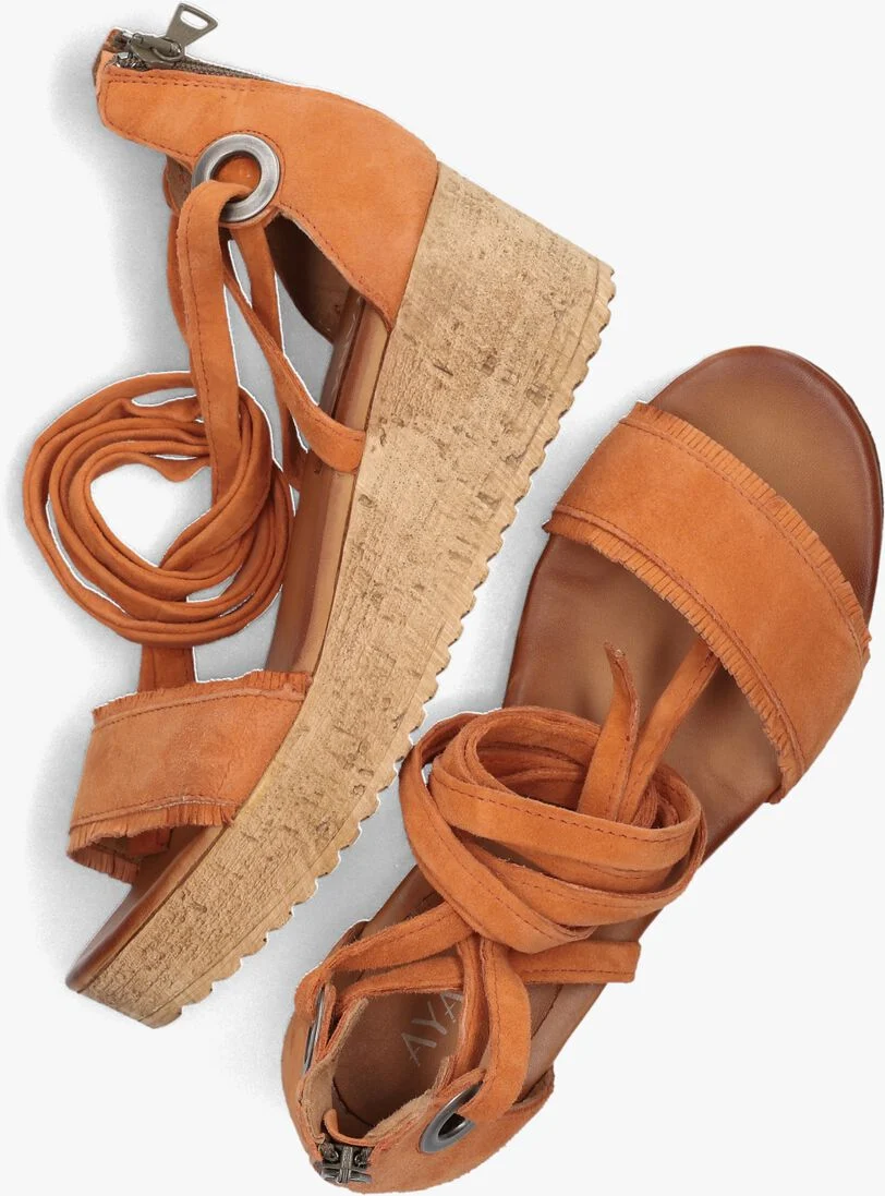 AYANA oranje ayana sandalen 722007