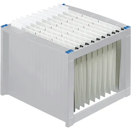 Helit H6110084 Hängeregistraturgestell, grau/blau