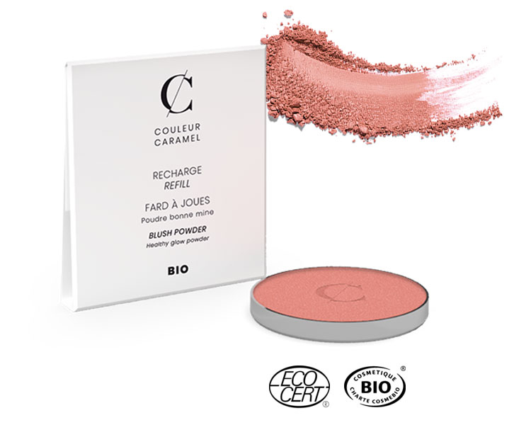 Couleur Caramel - Fard à Joues BIO - REFILL, 3,3g