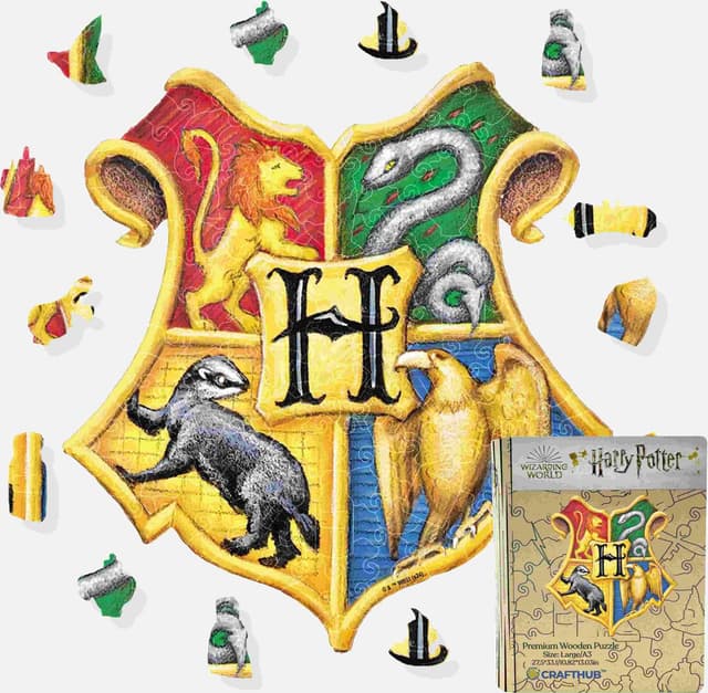 Crafthub Harry Potter puslespil (hogwarts våbenskjold)
