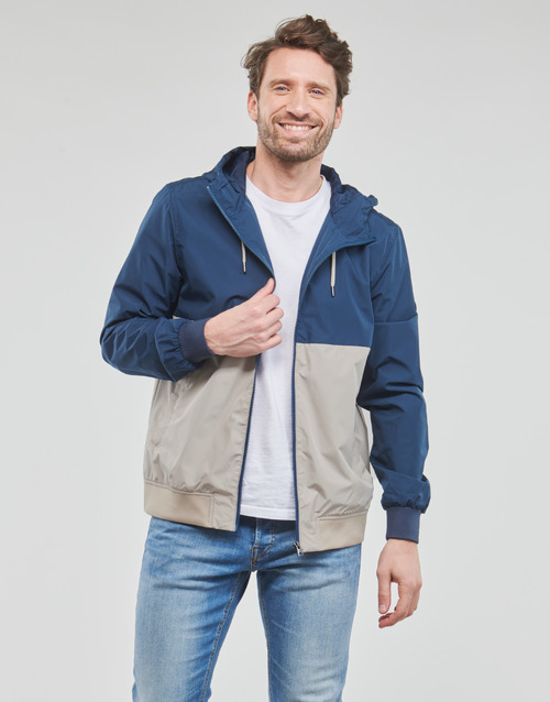 Only & Sons  - ONSGAVIN LIFE HOOD JACKET OTW VD - Bleu / Blanc