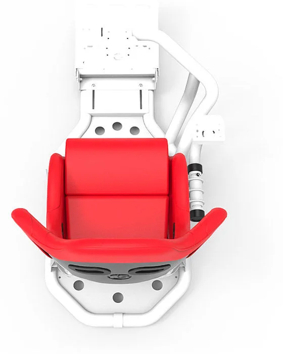 rSeat RS1 siège rouge structure blanc Accessoires home-cinéma