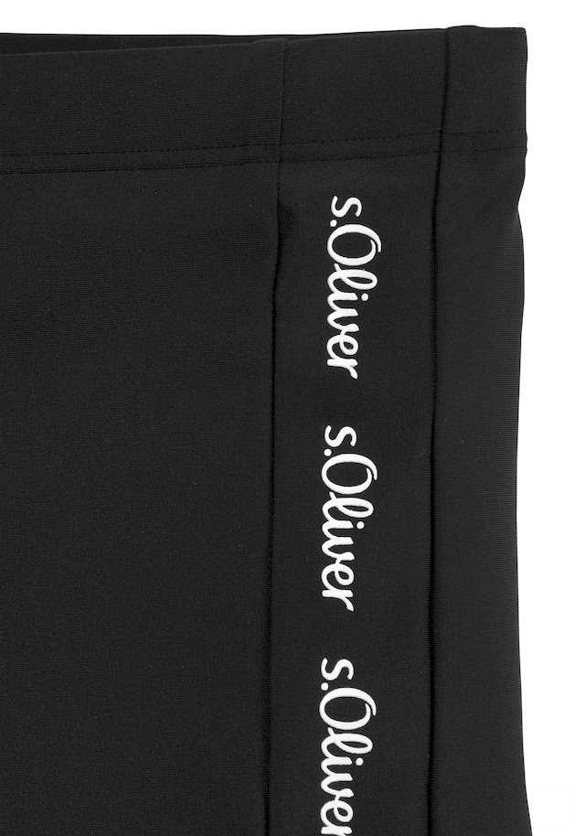 s.Oliver Boxer-Badehose , mit Markenschriftzügen