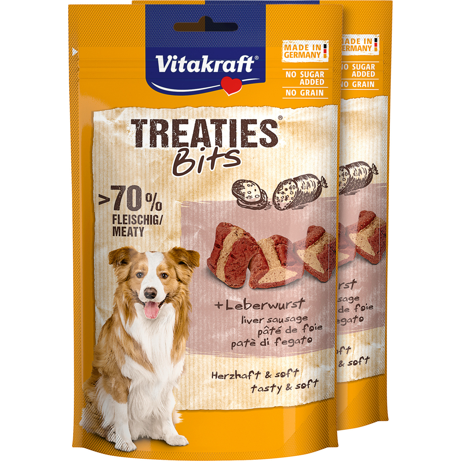 Vitakraft Treaties Bits Leberwurs 2x120g