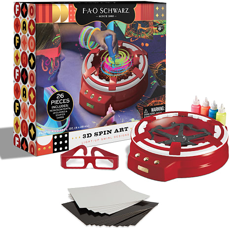 FAO Schwarz Spiralkunst maskine med 3D