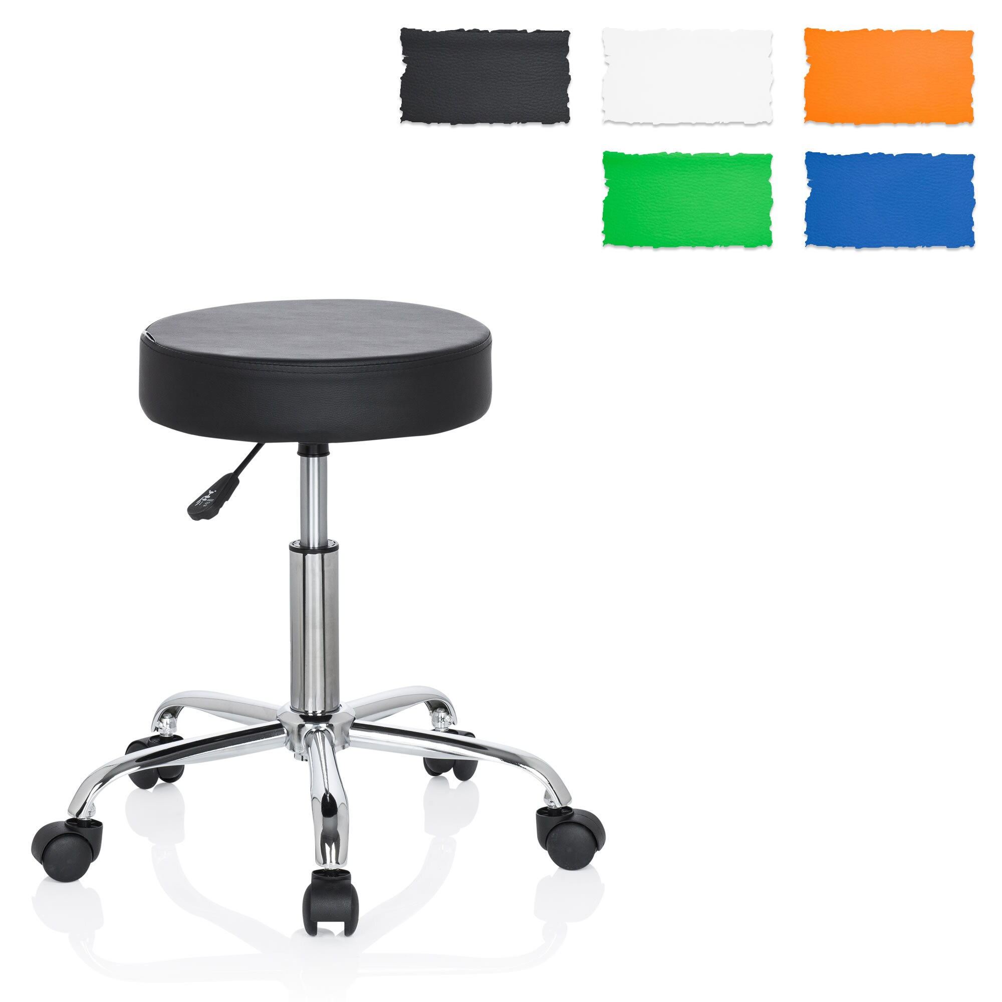Drehhocker OPERATOR II Kunstleder ohne Armlehnen hjh OFFICE