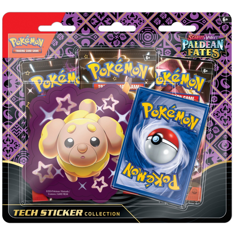 Pokémon-Sammelkartenspiel: Scarlet & Violet Paldean Fates Tech Sticker-Kollektion