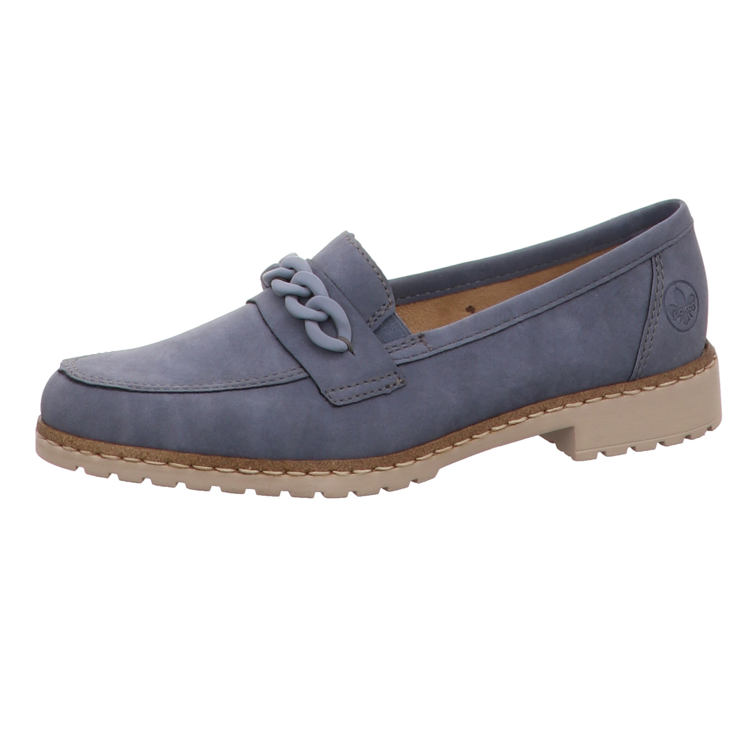 Rieker Mokassin blau blau