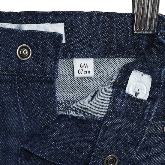 Bleu Château Pantalon effet denim   Blue Bike        de               Marèse