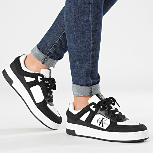 Baskets Femme Cupsole Low Mix 1301 Black Bright White
