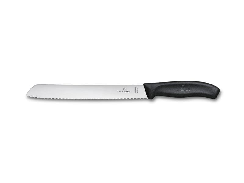 Victorinox Brotmesser Swiss Classic Silber/Schwarz Haushaltsmesser