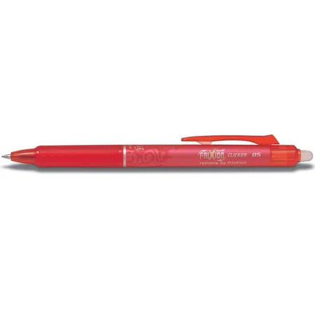 Pilot Tintenroller FriXion Ball Clicker mit Druckmechanik, rot