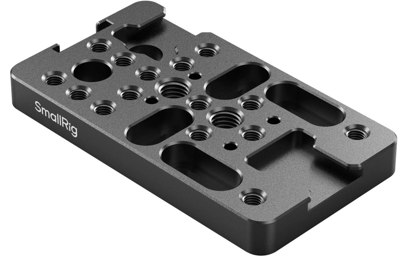 Multifunktionale KäsemontageplatteVielseitige Universal-Montageplatte mit zahlreichen 1/4