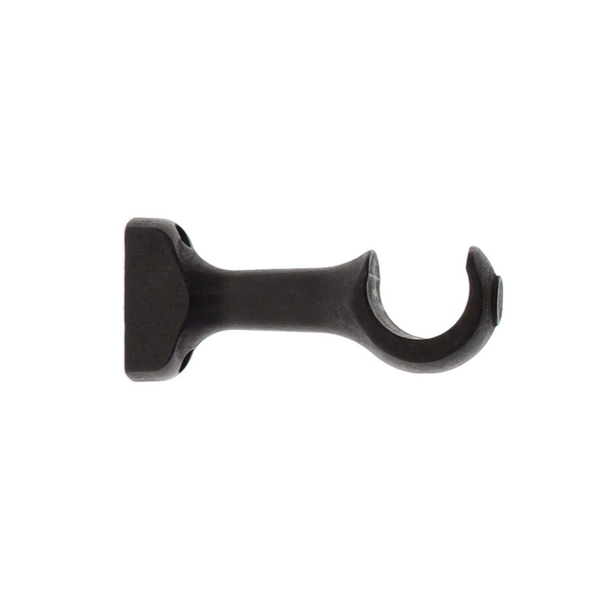 SUPPORT OUVERT SIMPLE D.28CM NOIR MAT X2PIECES