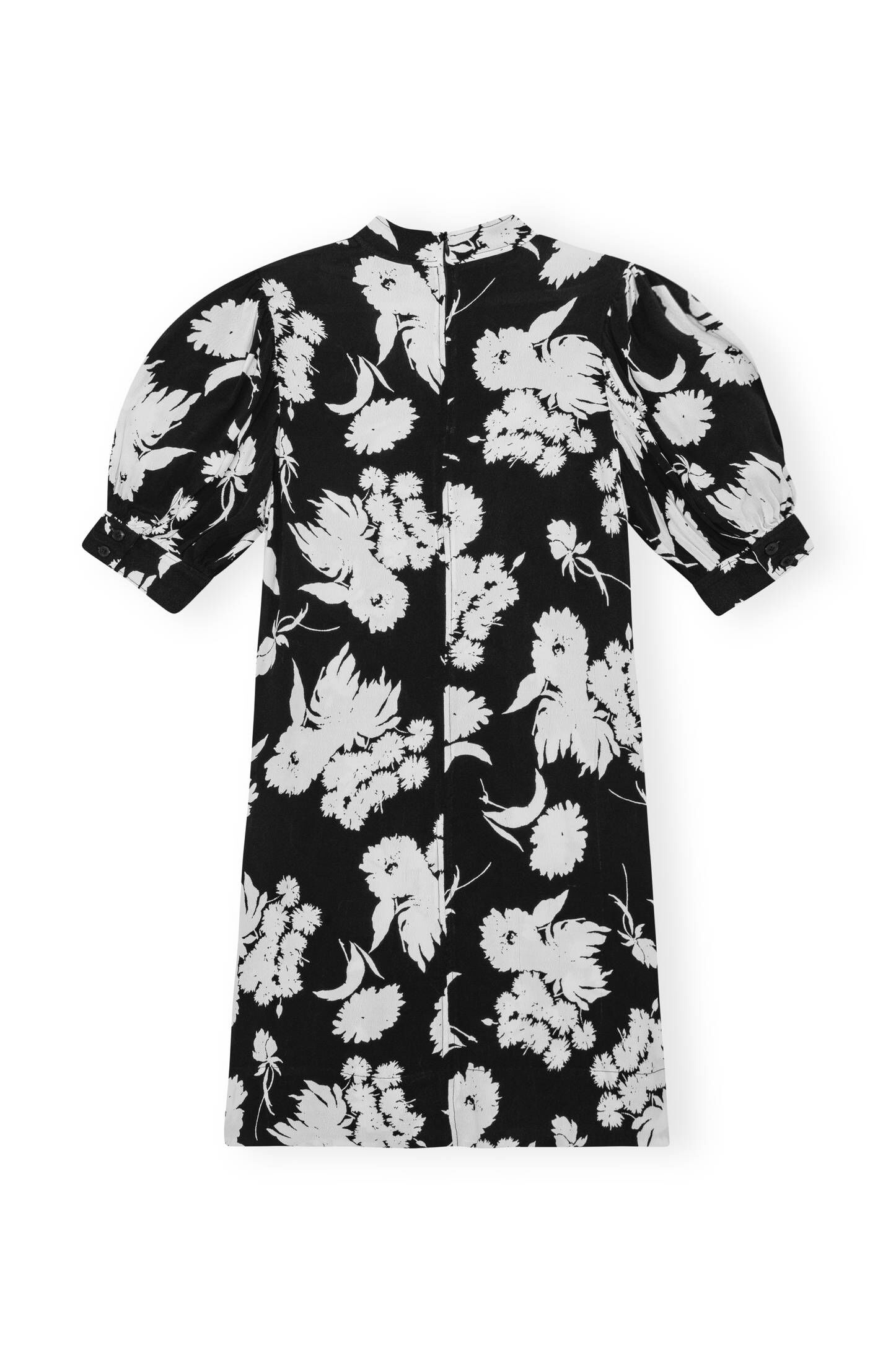 Ganni| Damen Minikleid PRINTED CREPE MINI DRESS