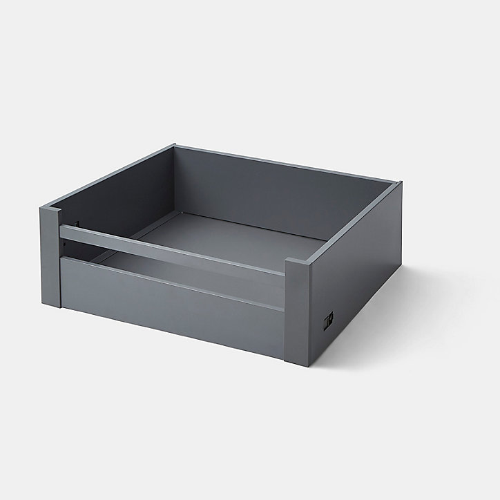 Façade de casserolier de cuisine Soto gris anthracite mat l. 60 cm GoodHome