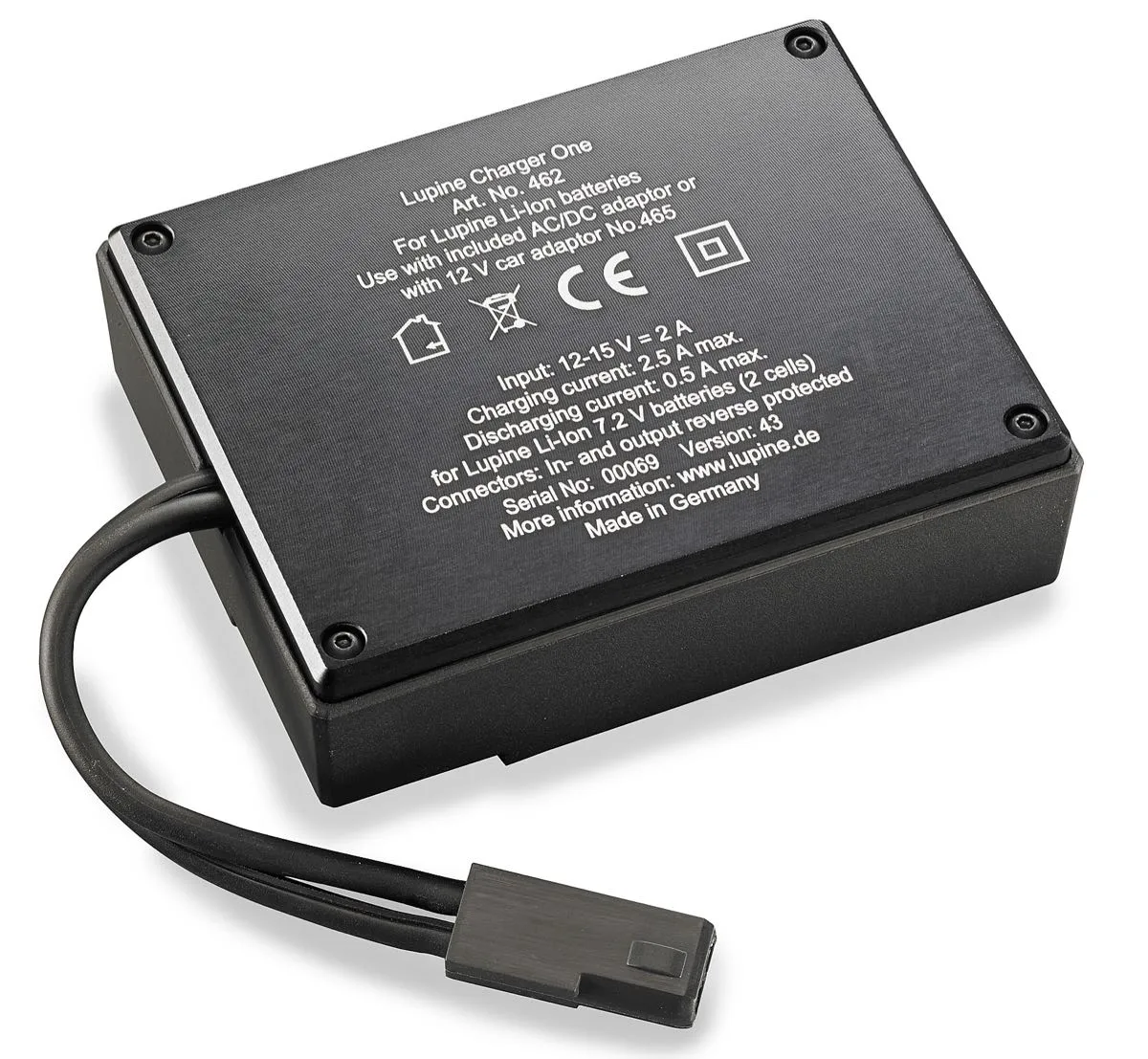 Lupine Charger One 2,5A Black