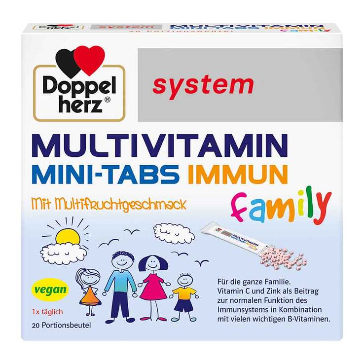 Doppelherz Multivitamin Mini-Tabs family system, 20 St