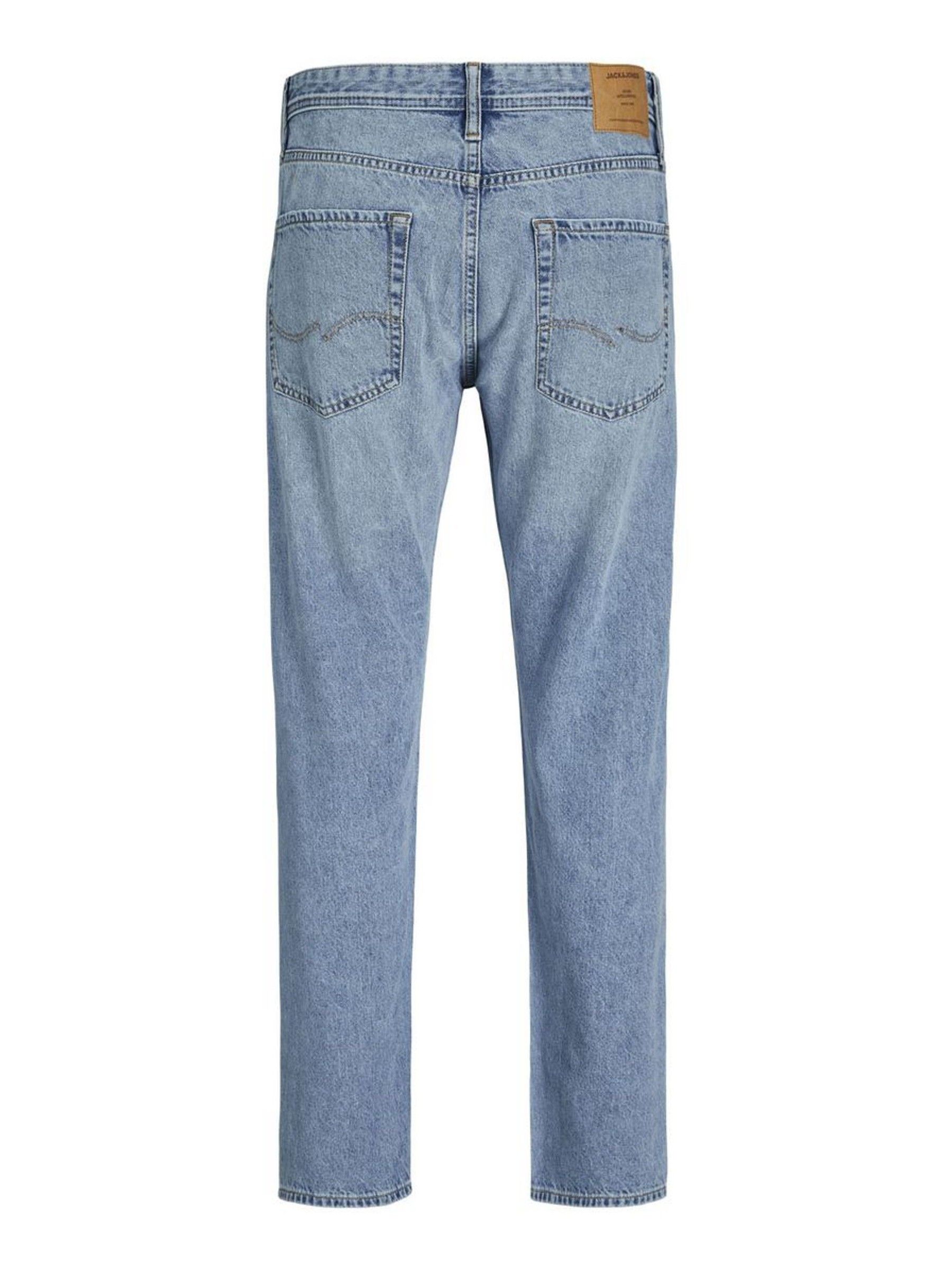 Lichtblauw chroom - JACK & JONES Chris jeans met relaxte pasvorm