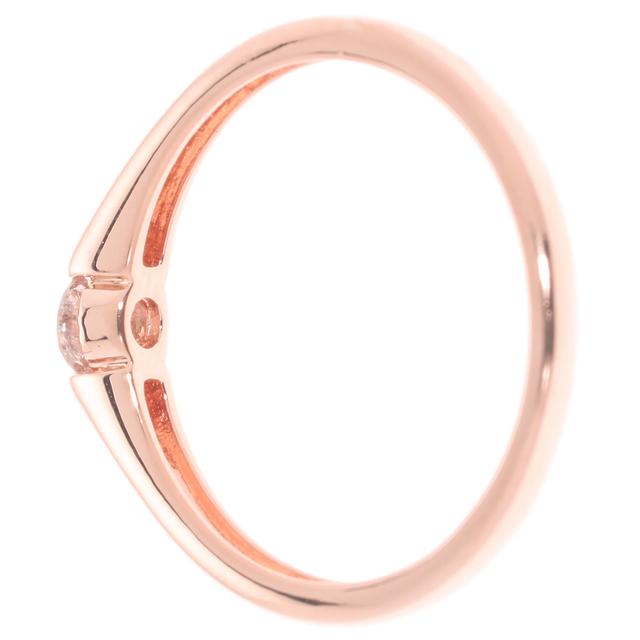 Solitär-Ring, Brillant, 0,15 ct., Silber 925 poliert
