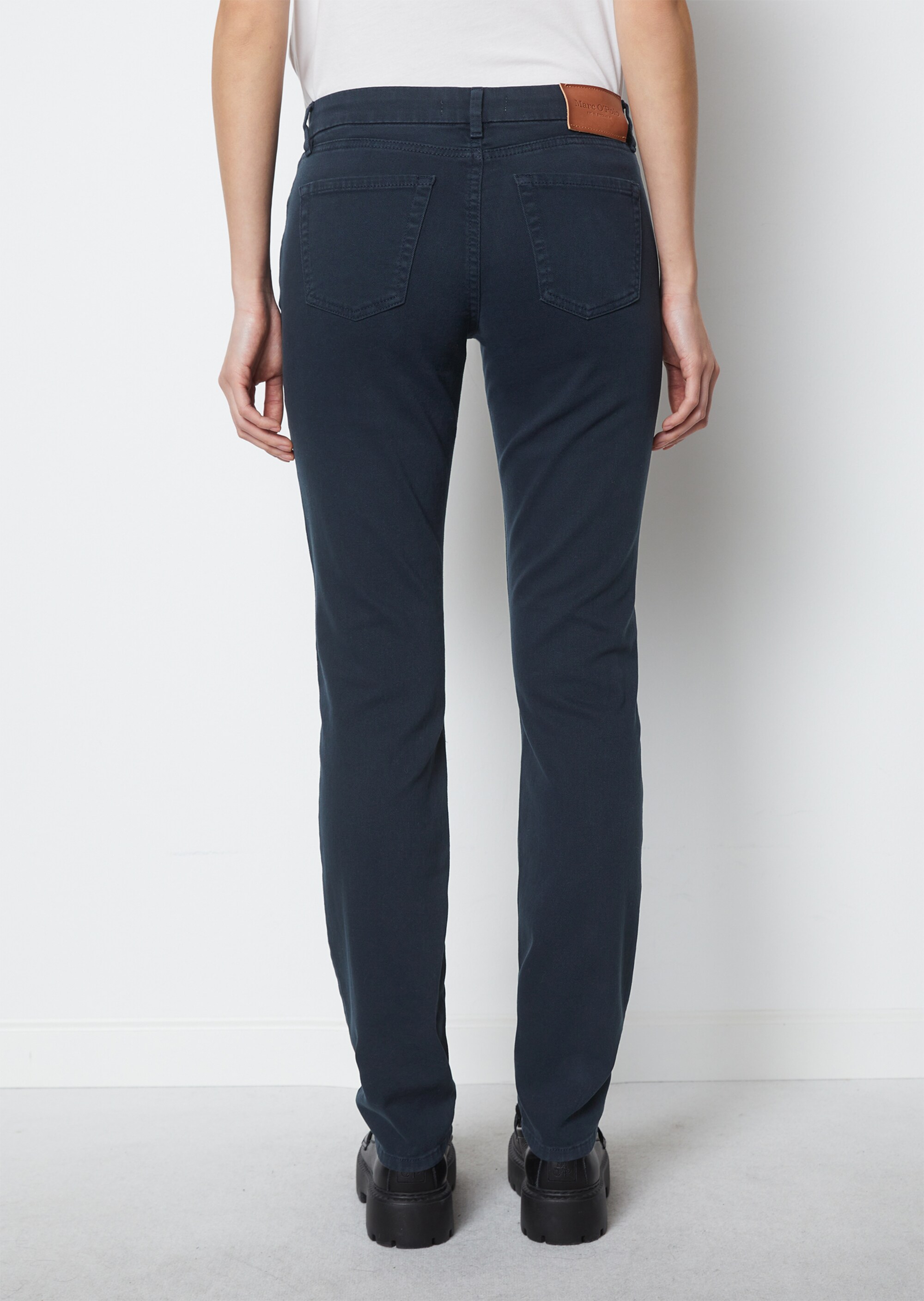 Hose Modell ALBY slimaus softem Stretch-Twill