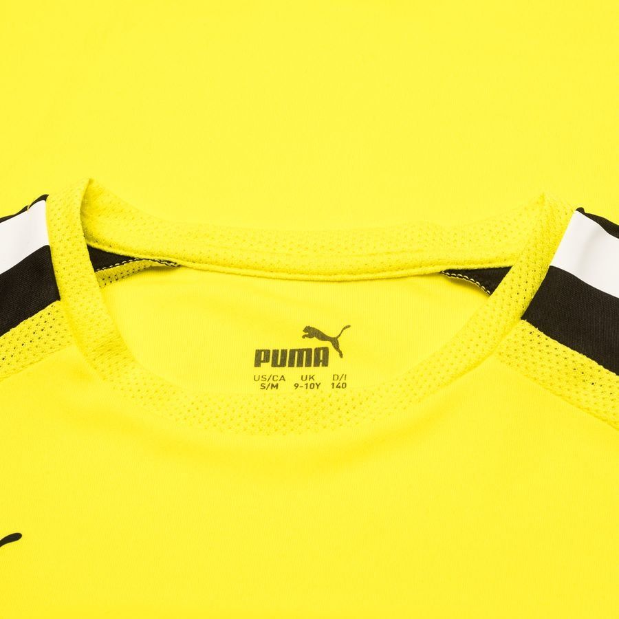 PUMA Maillot de Gardien teamPACER Manches Longues - Jaune Fluo/Noir Enfant