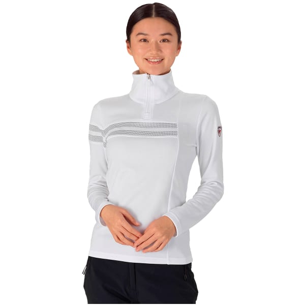 Sweat polaire ROSSIGNOL W RESORT 1/2 ZIP WHITE