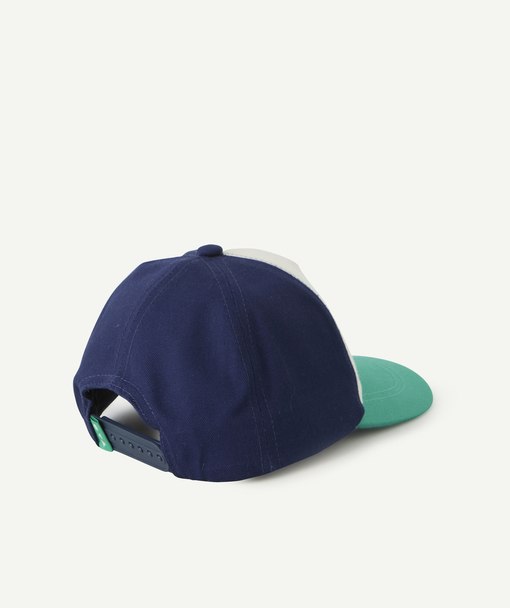 casquette bébé garçon colorée avec motif en relief