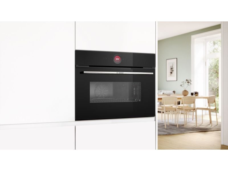 Bosch Einbaubackofen mit Mikrowelle CMG7241B1 Schwarz Mikrowelle