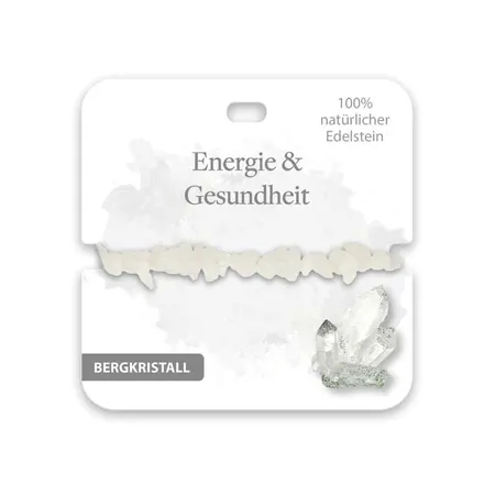 bb Klostermann Armband Edelstein Bergkristal