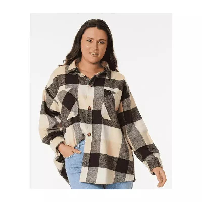 Chemise femme RIPCURL La Isla Flannel Shirt Black