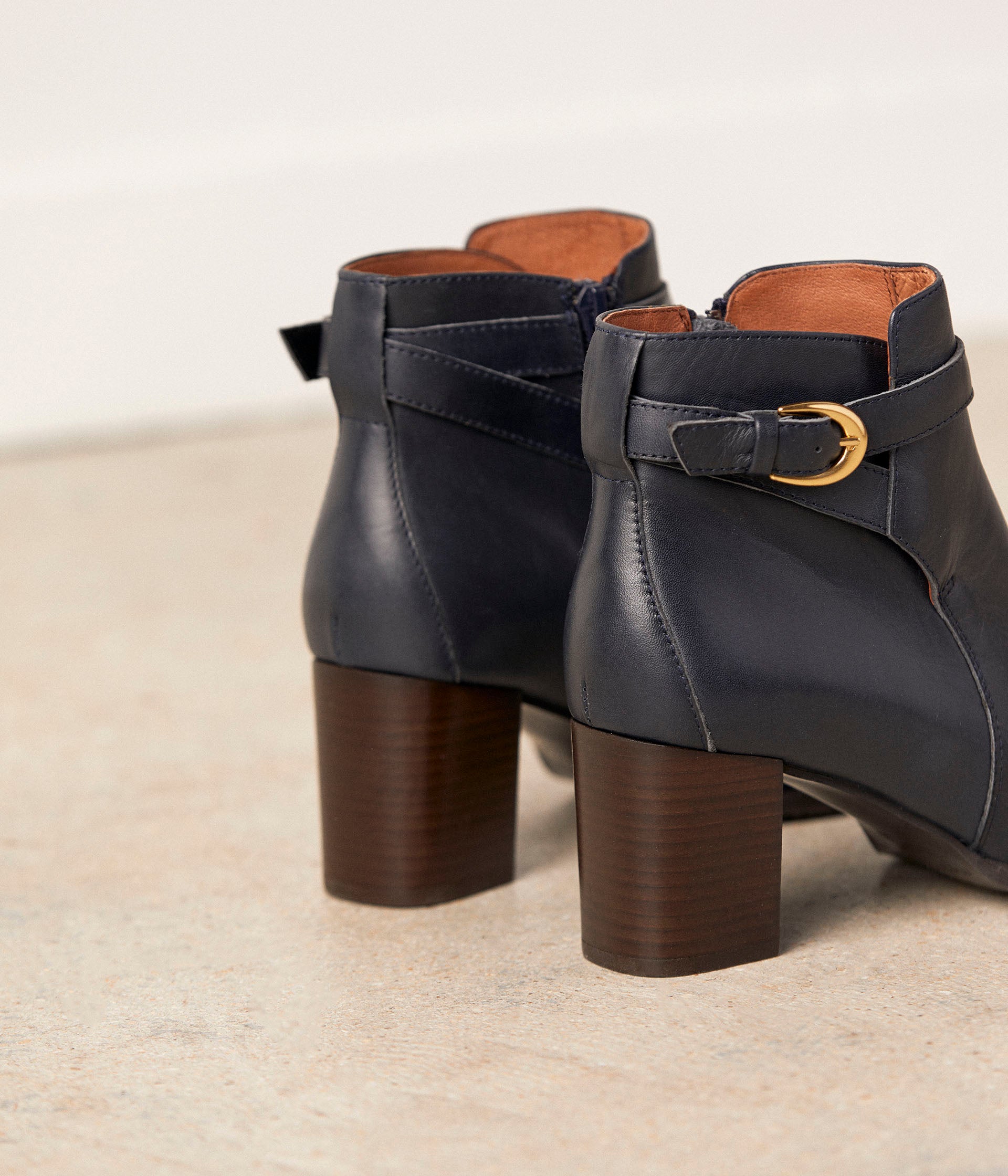 Bottines marine Marcelle